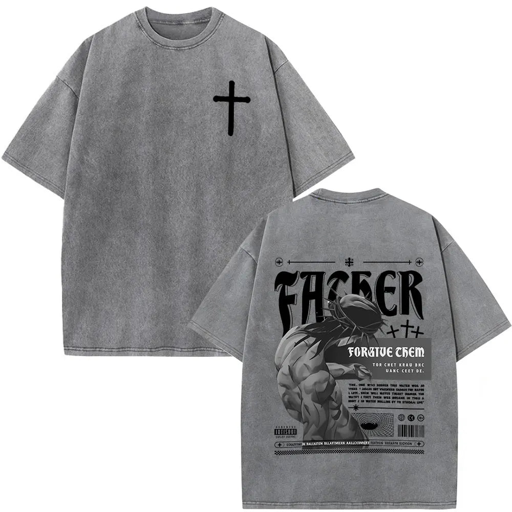 Forgive Them Father Vintage Washed Tee