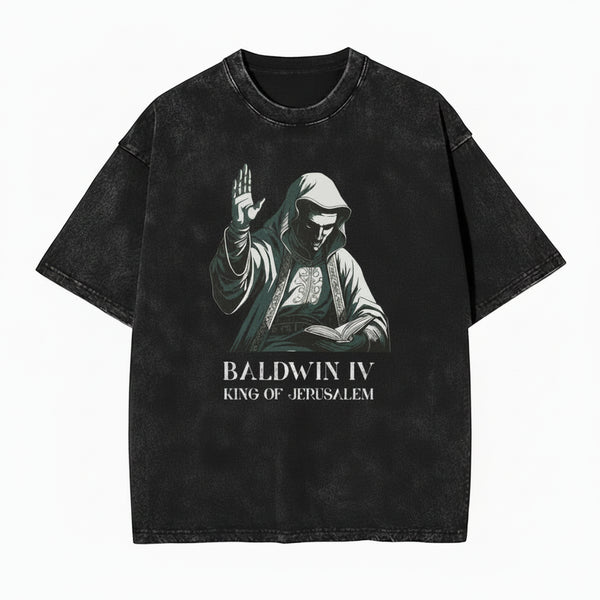 Oversized Washed T-Shirt King Baldwin IV