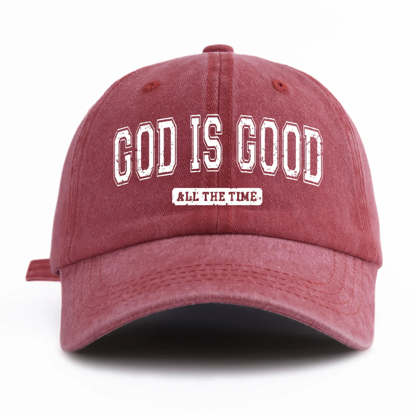 GOD IS GOOD Washed Baseball Hat