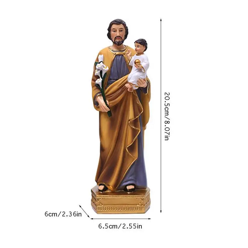 Saint Joseph Carrying Child Jesus Statues