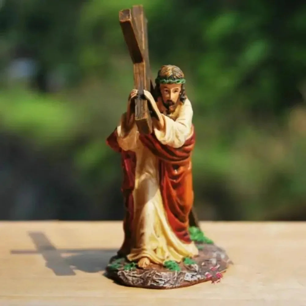 On The Way To Calvary Jesus Cross Statue