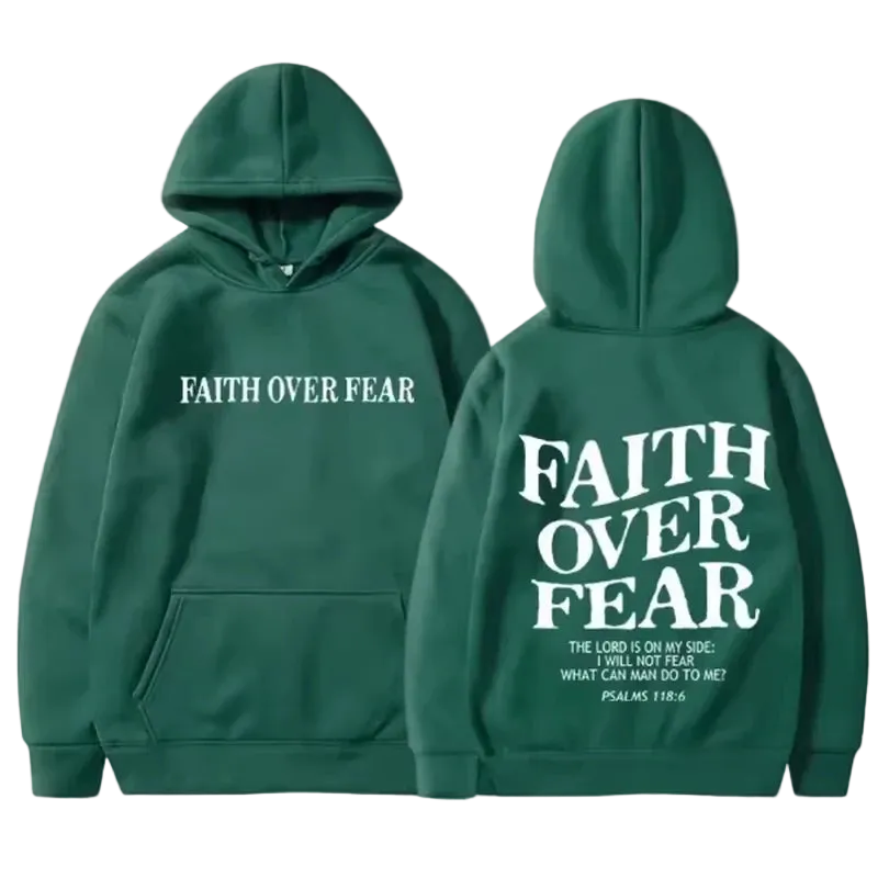 Faith Over Fear Heavyweight Hoodie