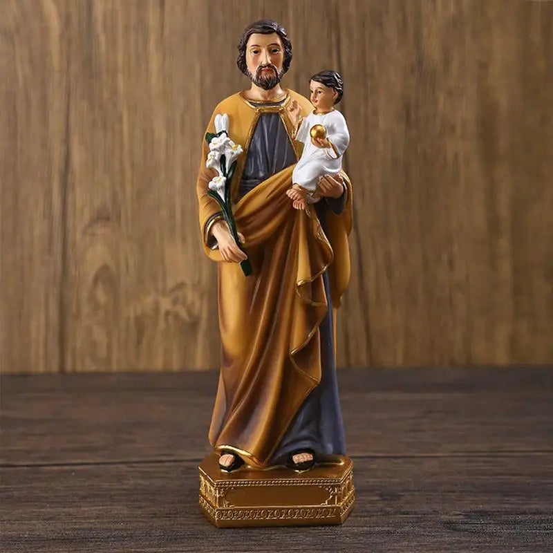 Saint Joseph Carrying Child Jesus Statues