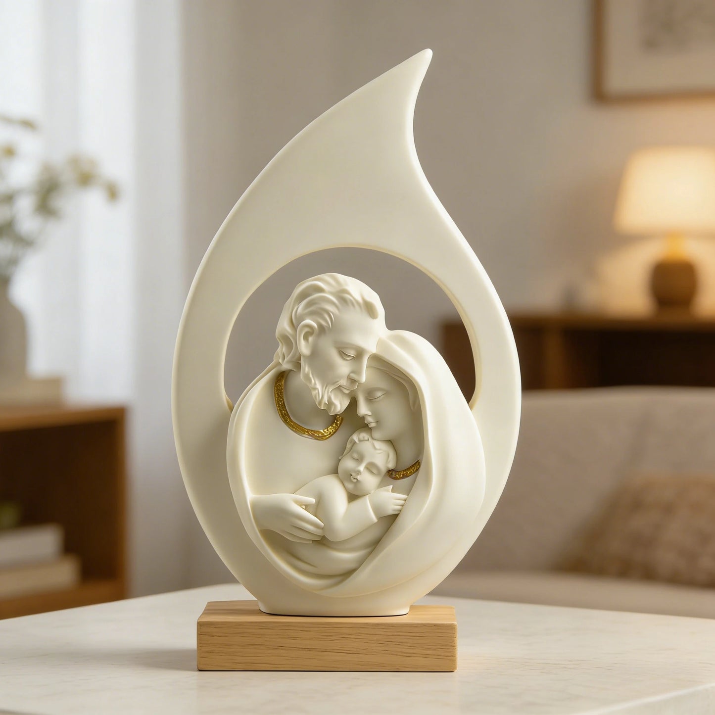 Resin Jesus Sacred Hearts Statue Holy Decoration