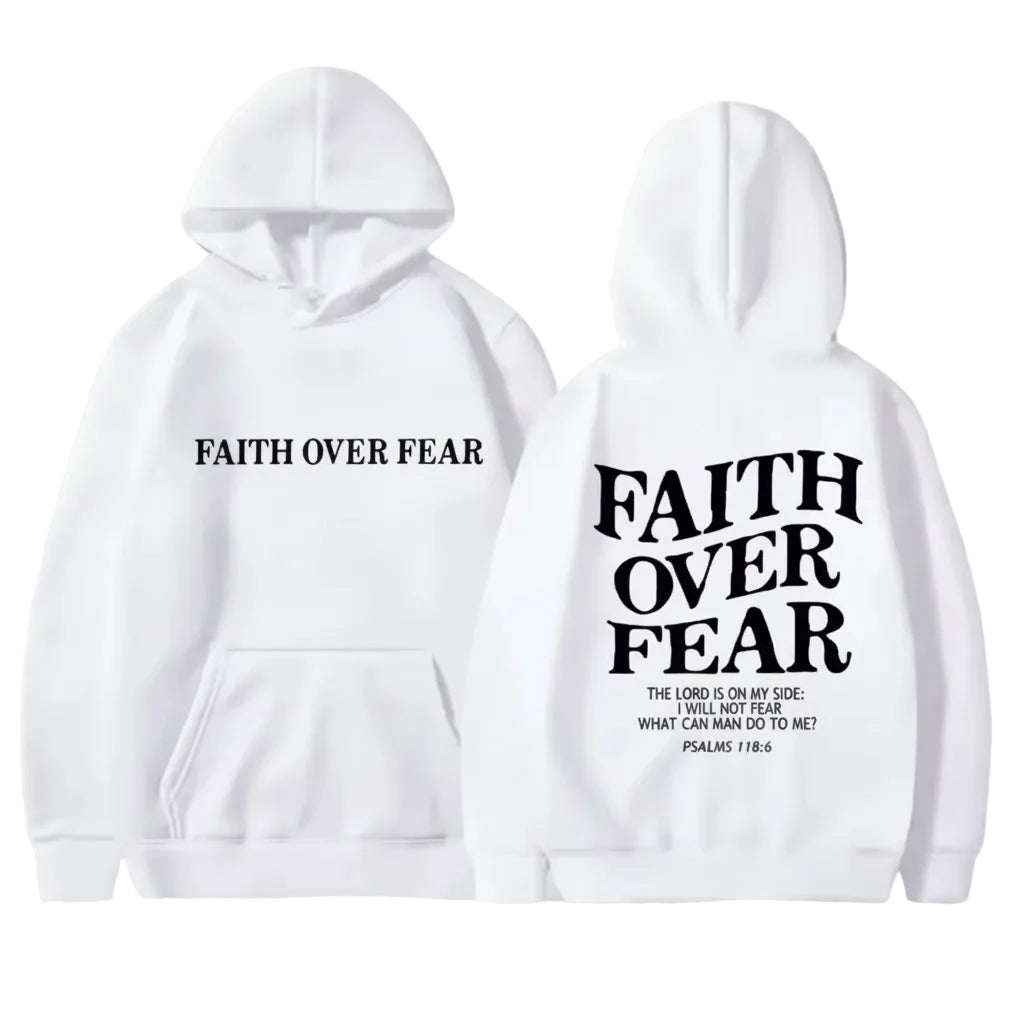 Faith Over Fear Heavyweight Hoodie