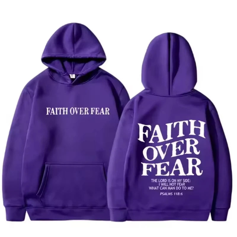 Faith Over Fear Heavyweight Hoodie