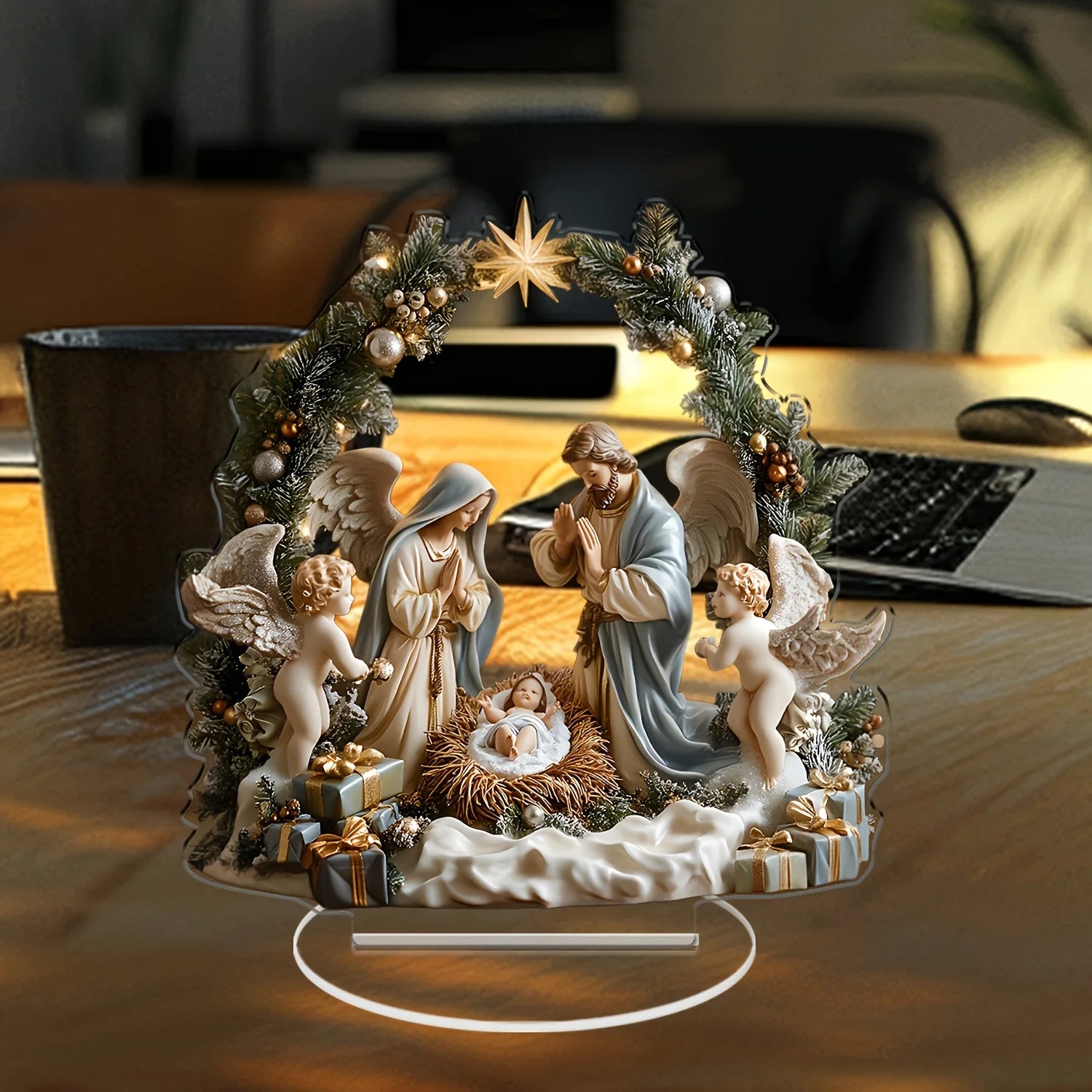 2D Acrylic Desktop Christmas Decor