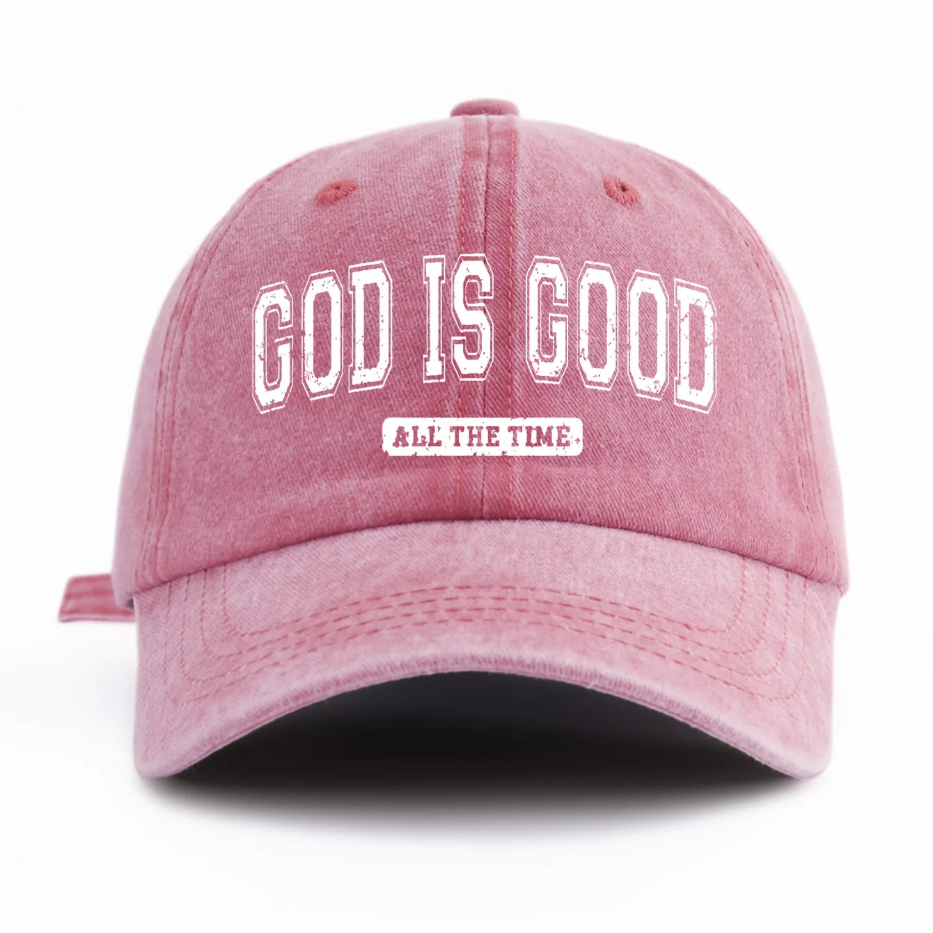 GOD IS GOOD Washed Baseball Hat