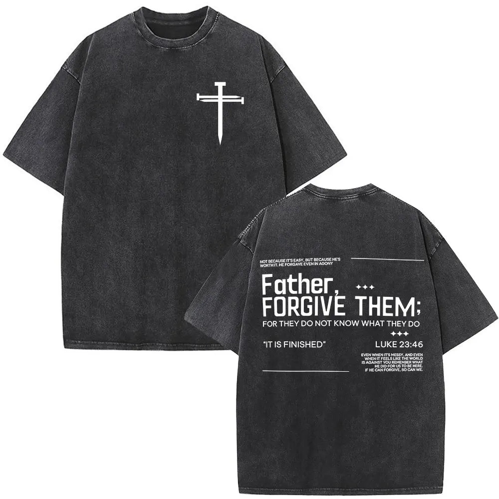 Forgive Them Father Vintage Washed Tee