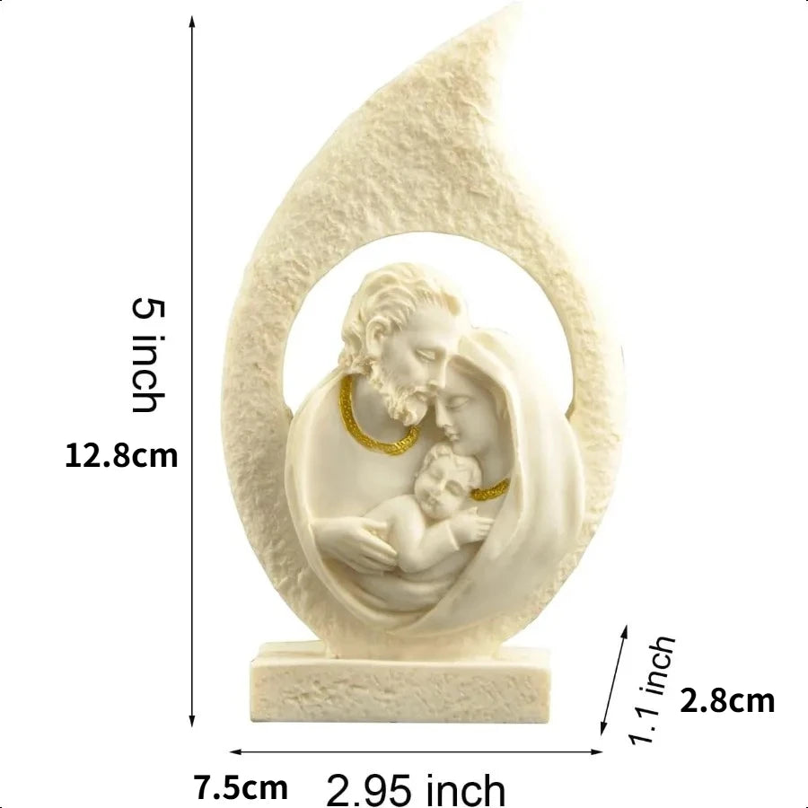 Resin Jesus Sacred Hearts Statue Holy Decoration