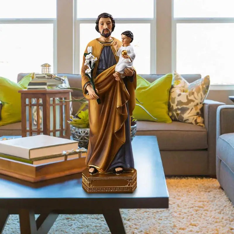Saint Joseph Carrying Child Jesus Statues