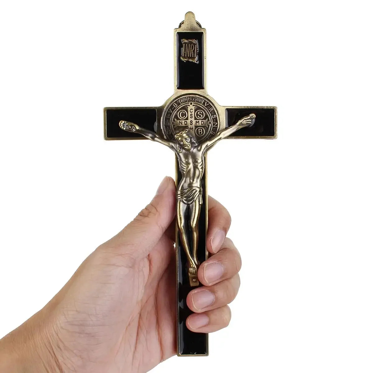 Sacred 3D Jesus Christ Wall Crucifix – Religious Home Cross