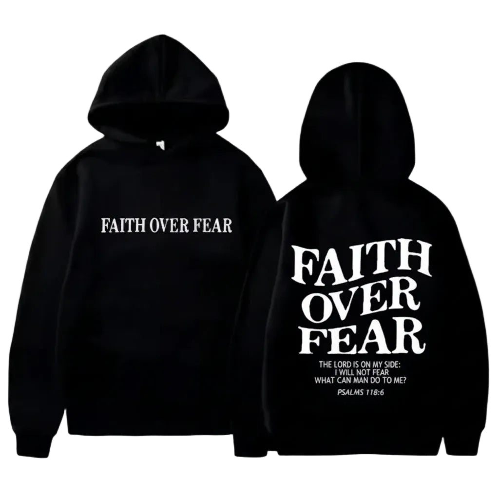 Faith Over Fear Heavyweight Hoodie